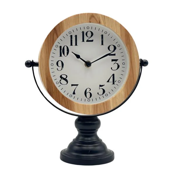 Wooden Table Clock - 24.5cm x 30cm x 11cm