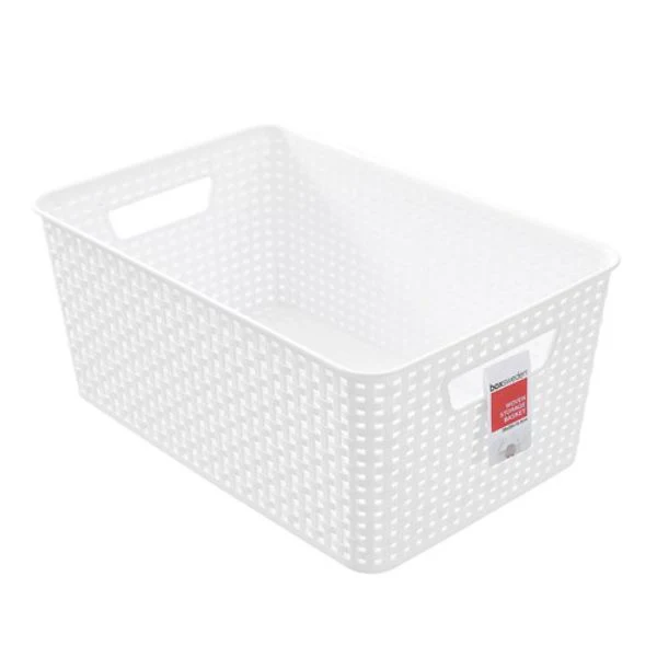 Woven Storage Basket - 14L | 39cm x 26cm x 16.5cm - Image 4