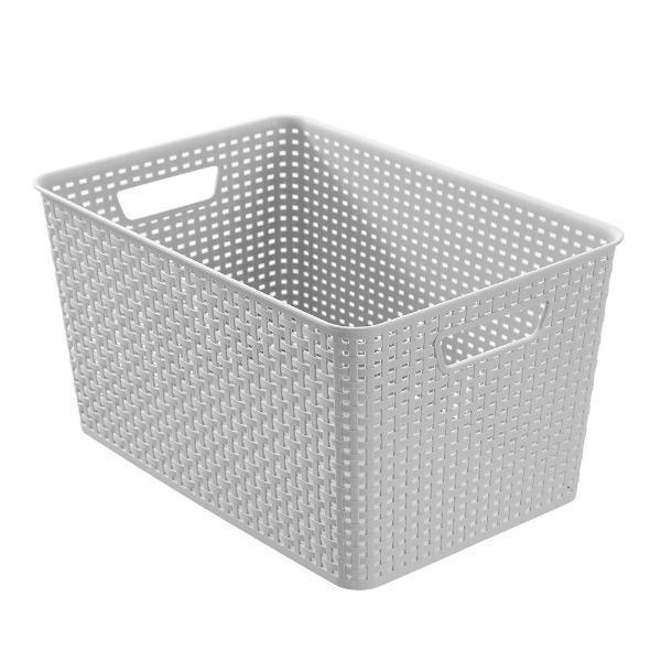 Boxsweden Woven Storage Basket - 41.5cm x 28.5cm x 22cm - Image 3