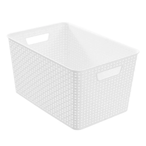 Boxsweden Woven Storage Basket - 41.5cm x 28.5cm x 22cm - Image 6