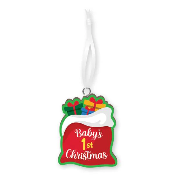 XMAS HANDMADE WOOD ORNAMENT - BEST FRIENDS