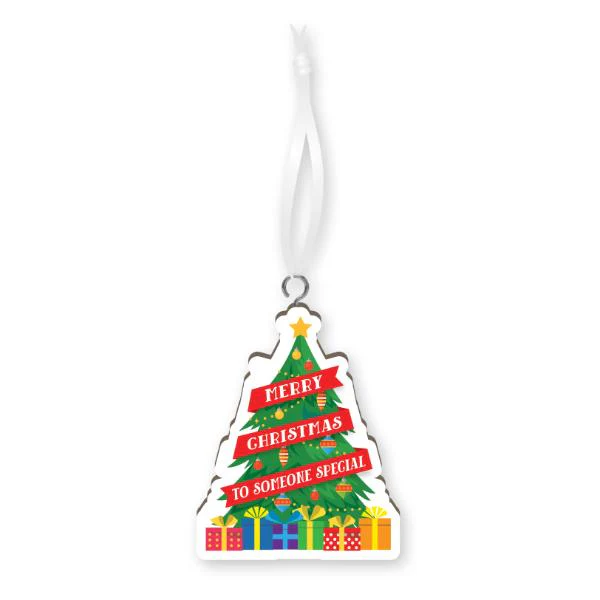 XMAS HANDMADE WOOD ORNAMENT - SOMEONE SPECIAL