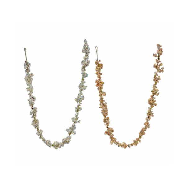 Christmas Sparkling Hanging Popcorn Garland - 120cm
