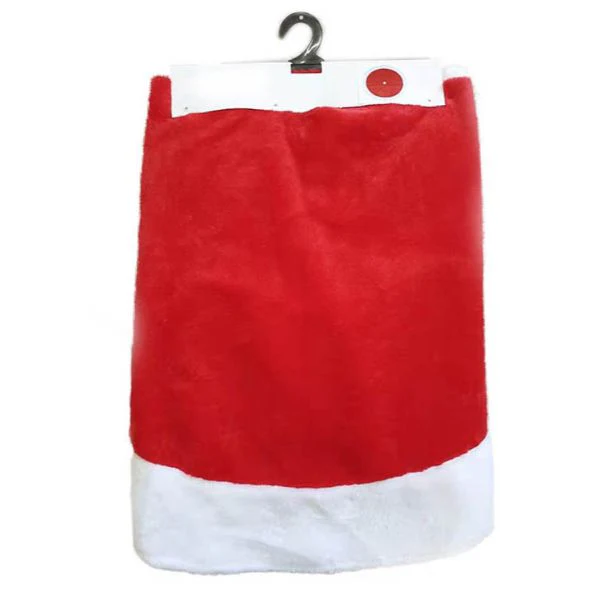 Plush Red Deluxe Christmas Tree Skirt - 122cm