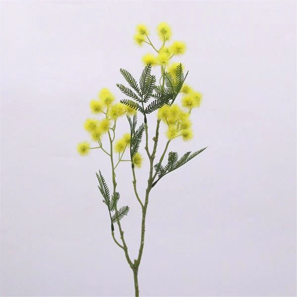 Yellow Mimosa Spray - 70cm